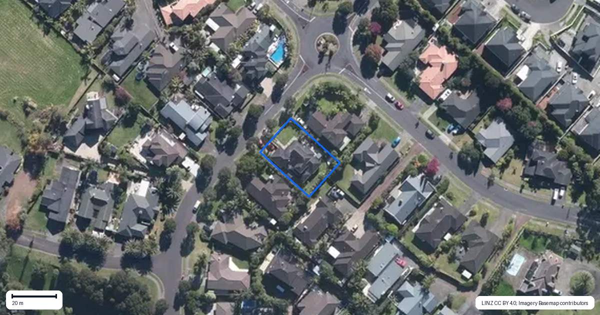 Property context map for 39 Admirals Court Drive, Greenhithe, Auckland