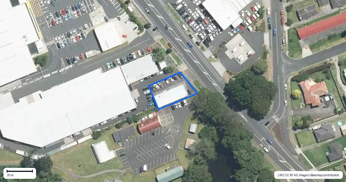 Property context map for 349 Great South Road, Takanini, Auckland