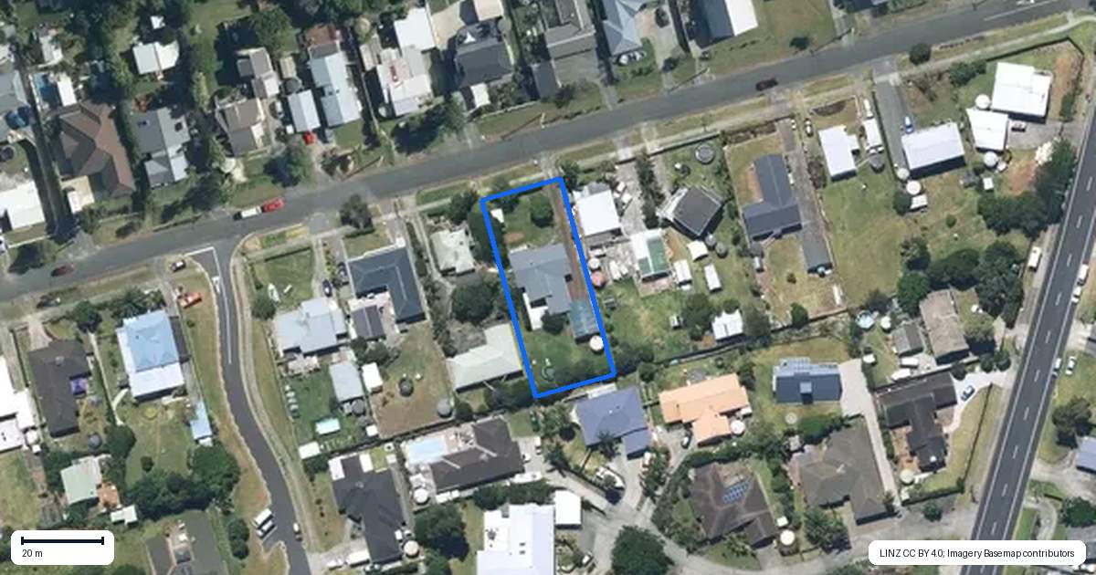 Property context map for 87 Third View Avenue, Beachlands, Auckland
