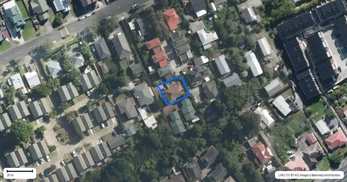 Property context map for 42 Wingate Street, Avondale, Auckland