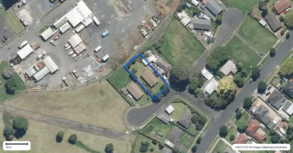 Property context map for 22 Kaitawa Street, Otara, Auckland