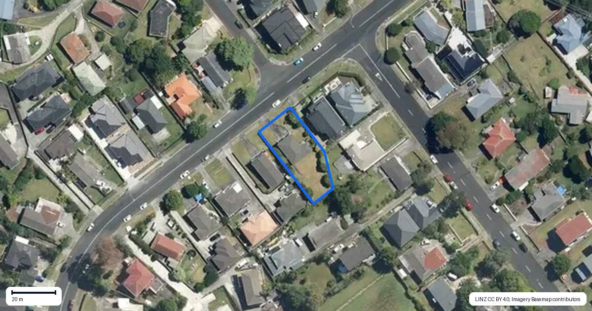Property context map for 78 The Avenue, Lynfield, Auckland