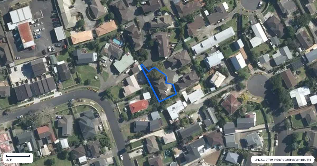 Property context map for 187 Gills Road, Half Moon Bay, Auckland