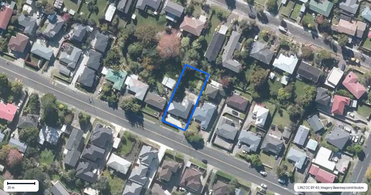 Property context map for 103 Union Road, Howick, Auckland