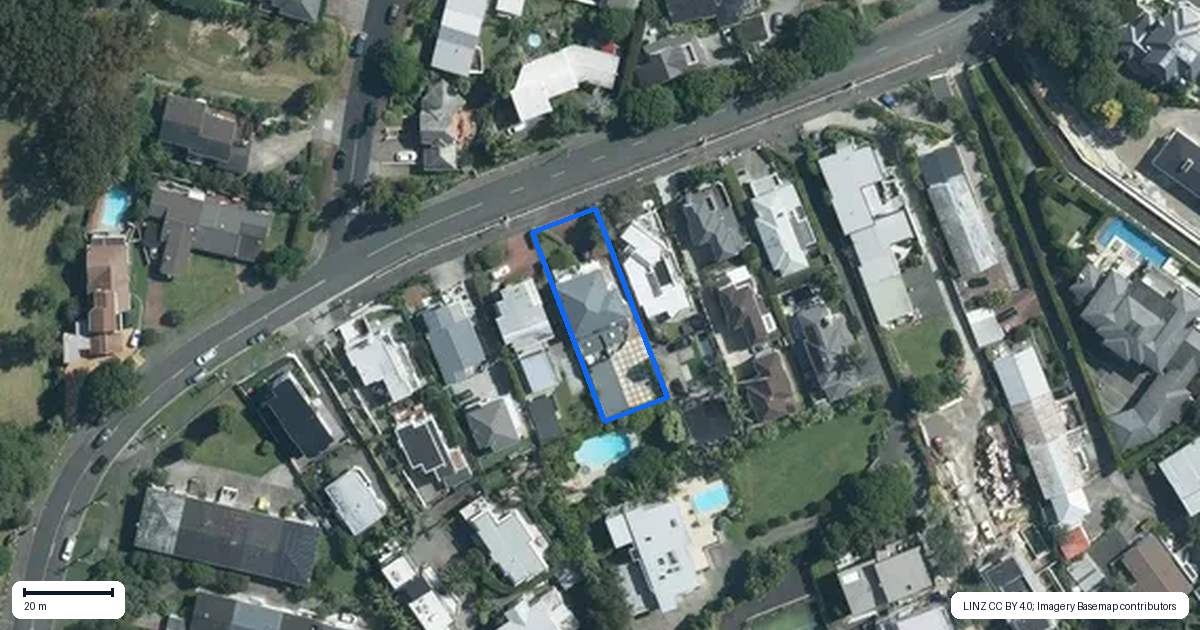 Property context map for 1/70 Kohimarama Road, Kohimarama, Auckland