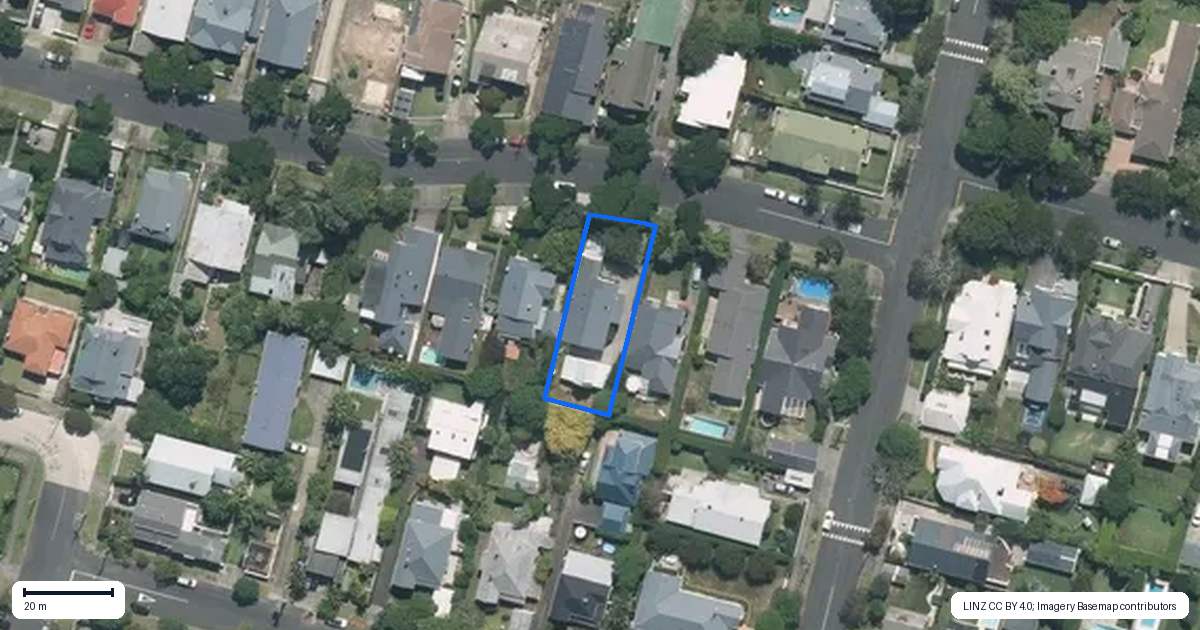 Property context map for 29 Croydon Road, Mount Eden, Auckland