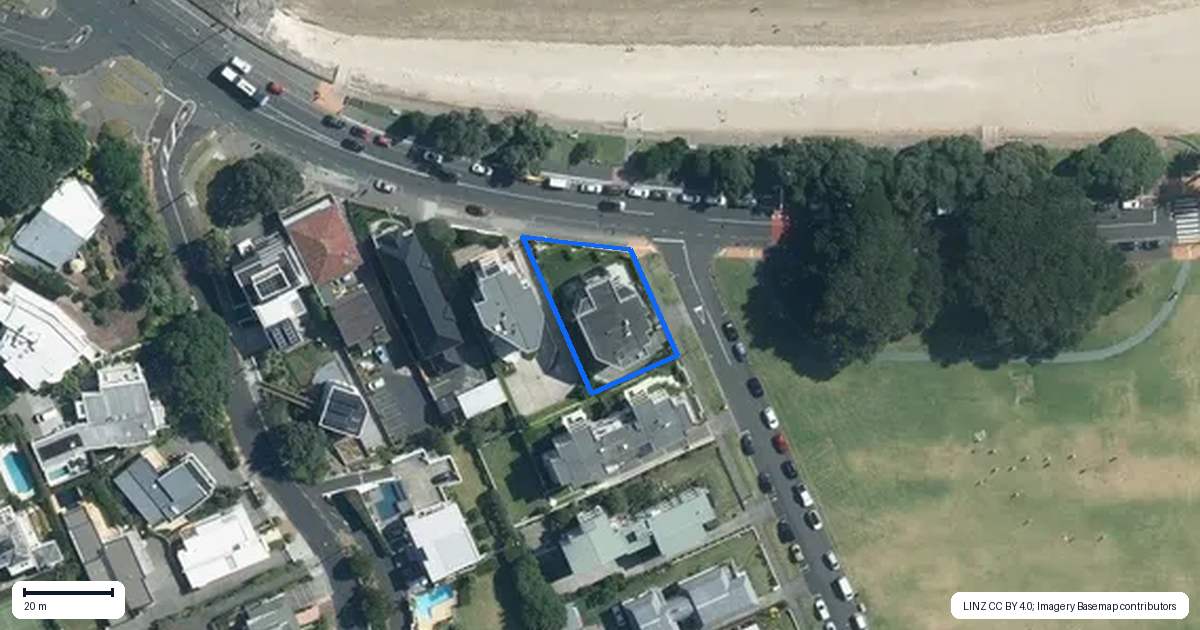 Property context map for 1A The Parade, Saint Heliers, Auckland