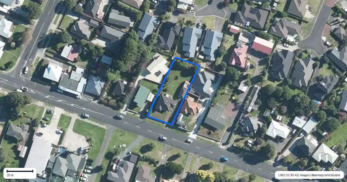 Property context map for 67 King Street, Waiuku