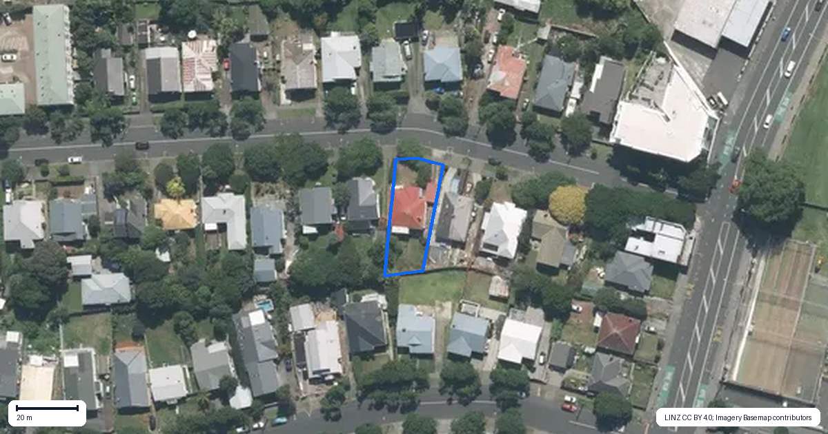 Property context map for 8 Rossmay Terrace, Mount Eden, Auckland