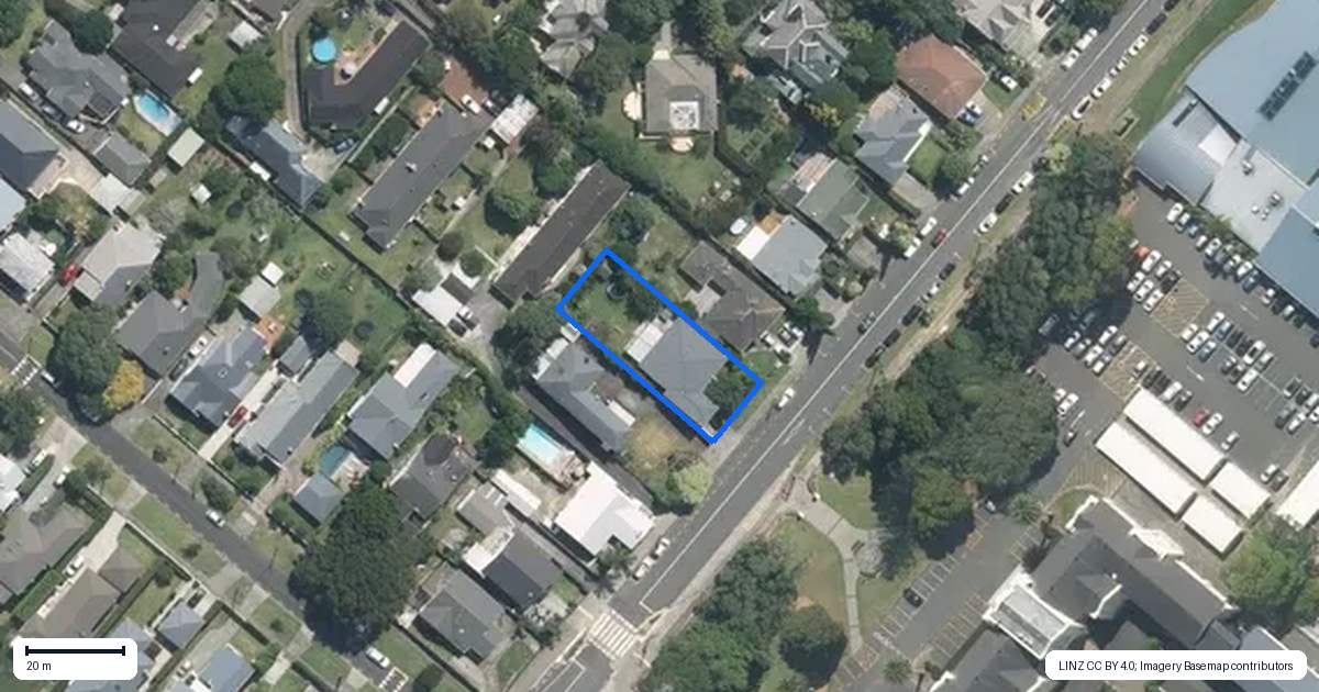 Property context map for 65 Alberton Avenue, Mount Albert, Auckland