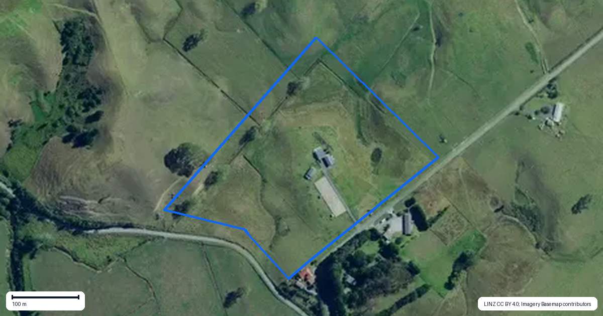 Property context map for 23 Snelgar Road, Kaitaia