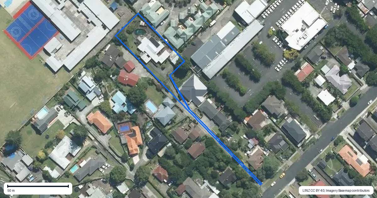 Property context map for 19 Karaka Street, Takapuna, Auckland