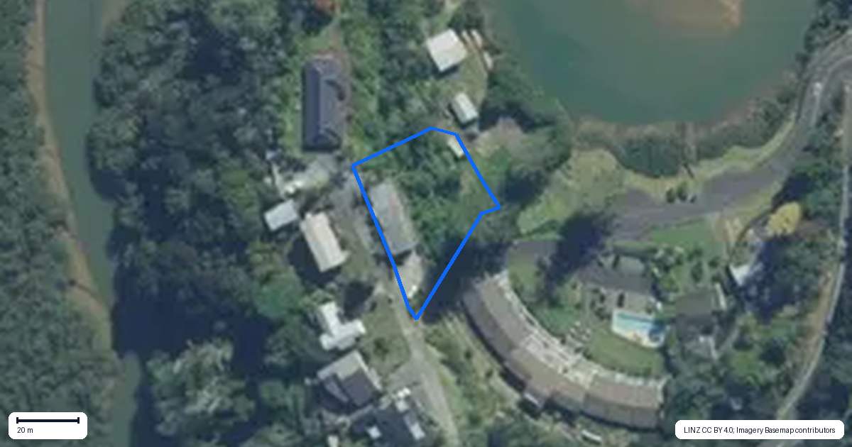 Property context map for 9 Paihia Road, Paihia