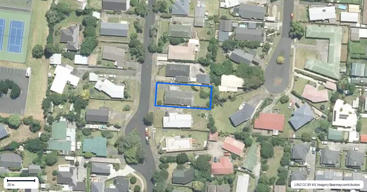 Property context map for 28 Landscape Road, Pukekohe