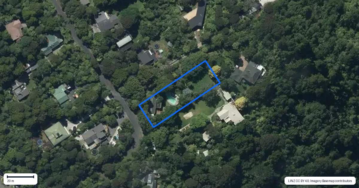 Property context map for 29 Turanga Road, Henderson Valley, Auckland