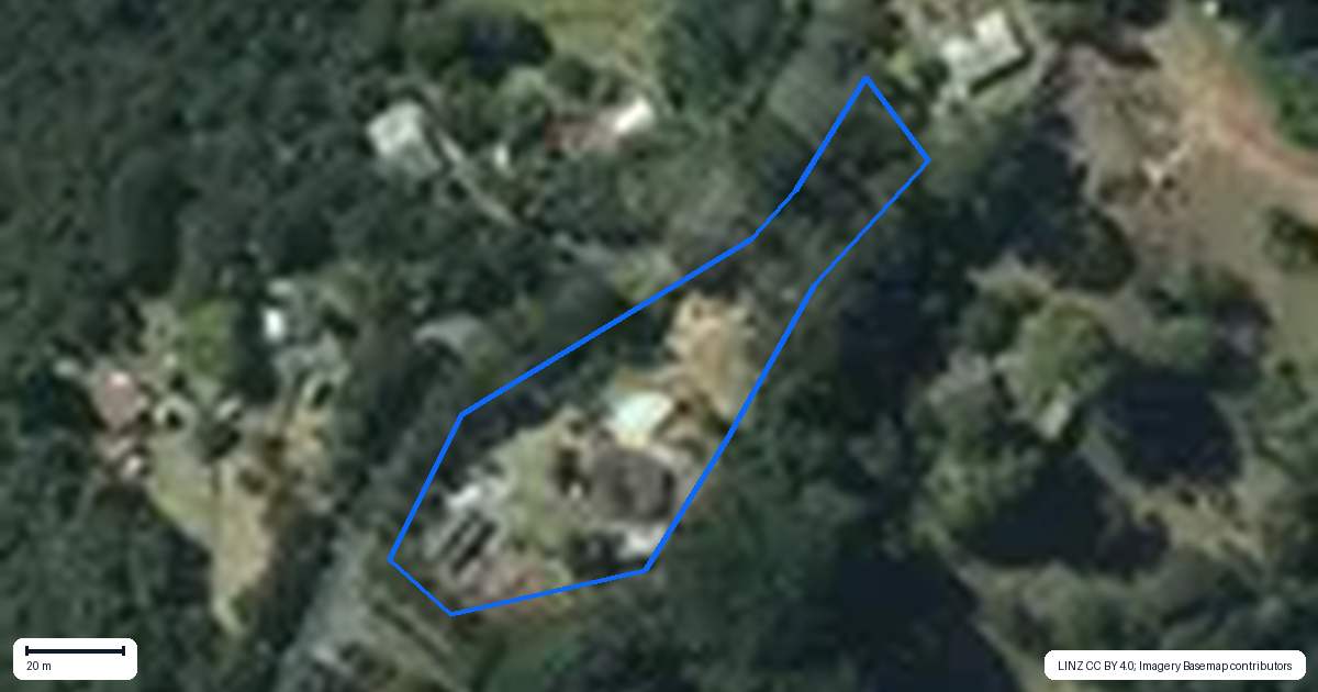 Property context map for 86 Christian Road, Swanson, Auckland