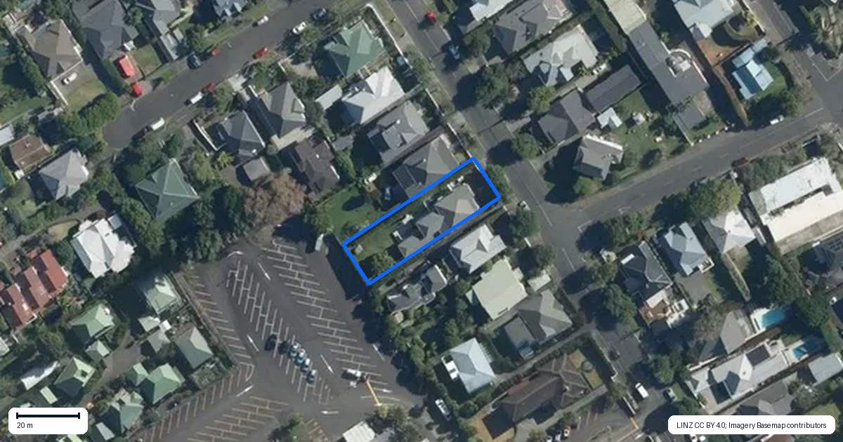 Property context map for 17 Ohinerau Street, Remuera, Auckland