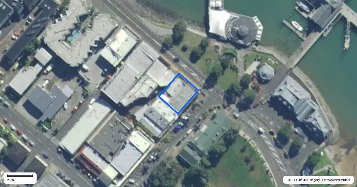 Property context map for 68 Marsden Road, Paihia