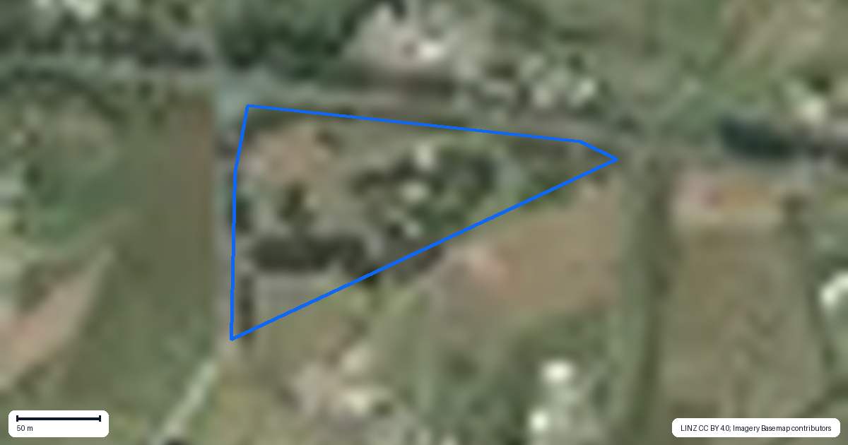 Property context map for 414 Kaipara Coast Highway, Helensville