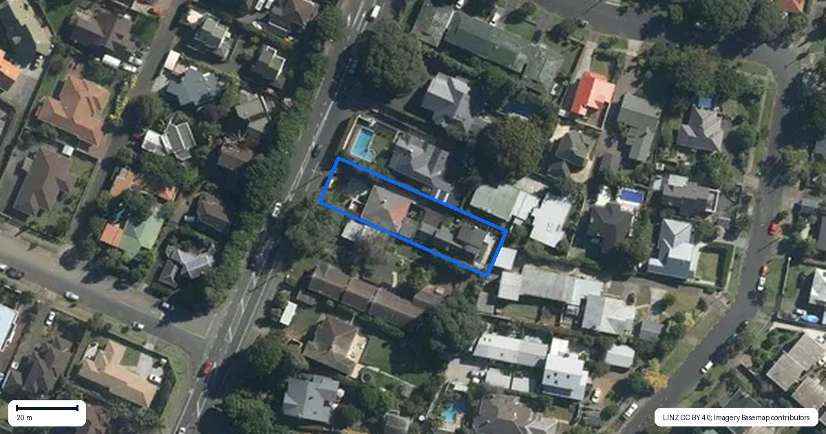 Property context map for 116A Ladies Mile, Ellerslie, Auckland