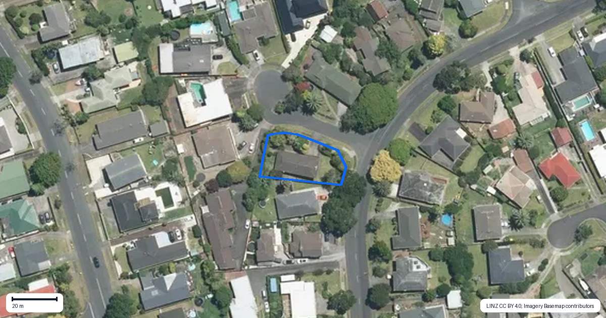 Property context map for 57 Ray Small Drive, Pahurehure, Papakura