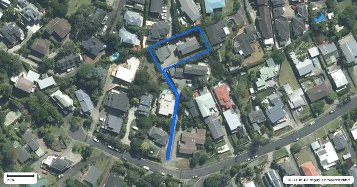 Property context map for 31A Hythe Terrace, Mairangi Bay, Auckland