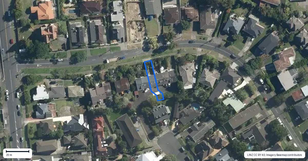 Property context map for 9 Richard Farrell Avenue, Remuera, Auckland