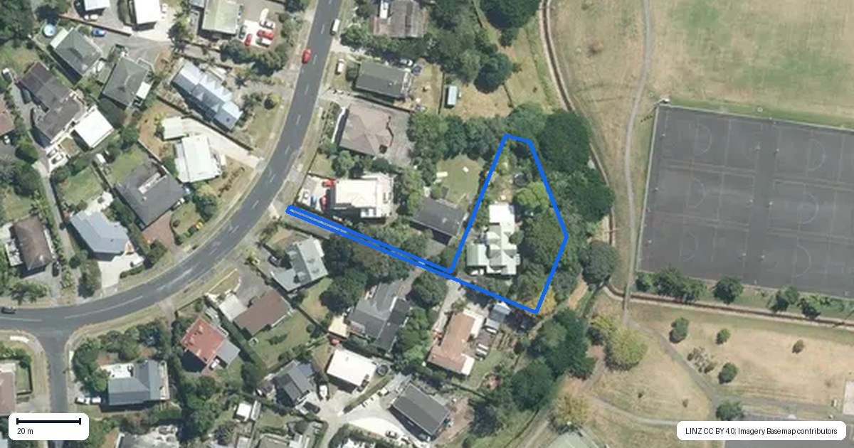 Property context map for 34 Polkinghorne Drive, Manly, Whangaparaoa