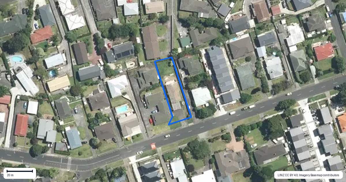 Property context map for 47A Clark Road, Pahurehure, Papakura