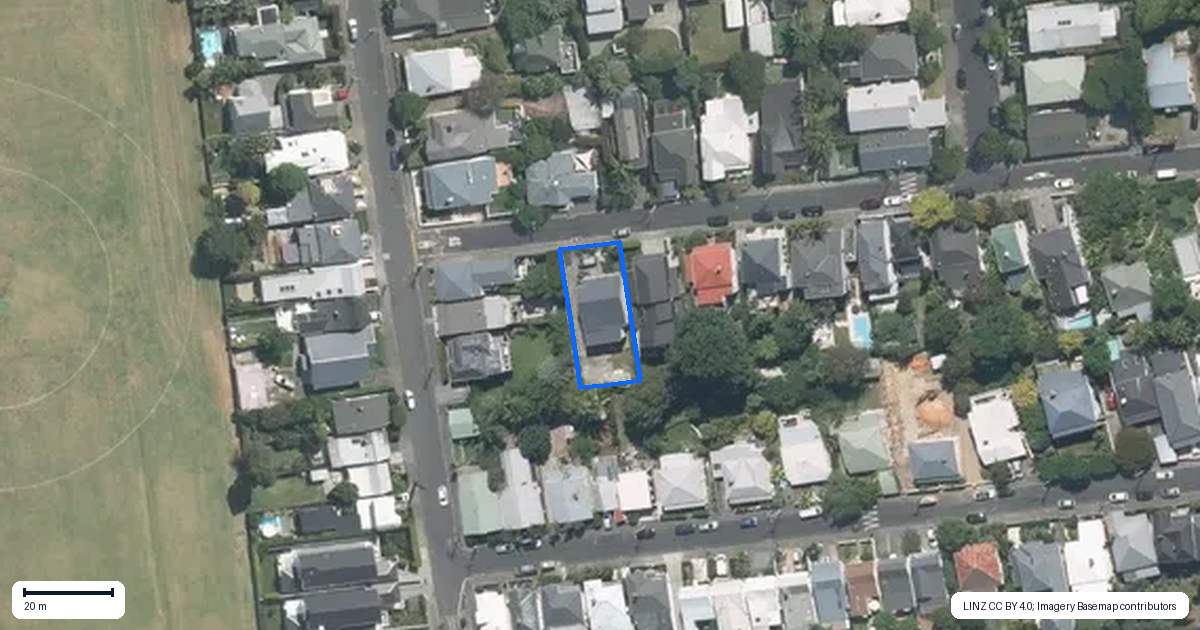 Property context map for 78 O'Neill Street, Ponsonby, Auckland