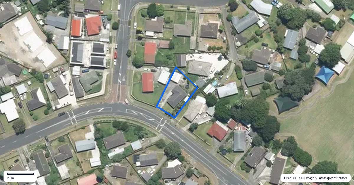 Property context map for 89 Wordsworth Road, Manurewa, Auckland