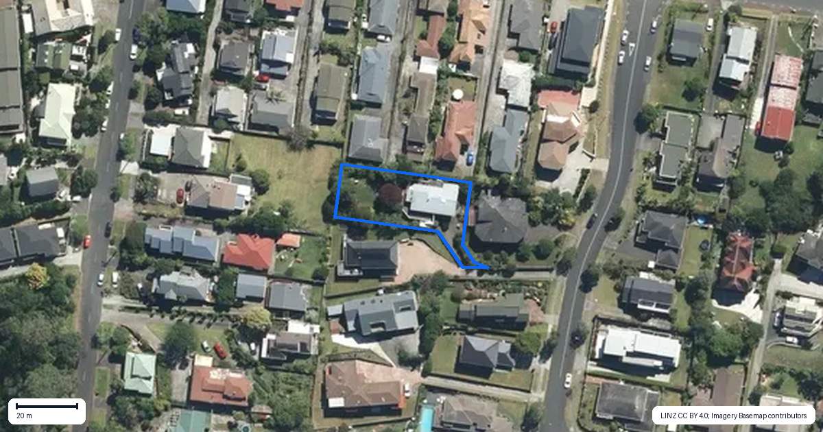 Property context map for 58 Francis Curtis Avenue, Blockhouse Bay, Auckland