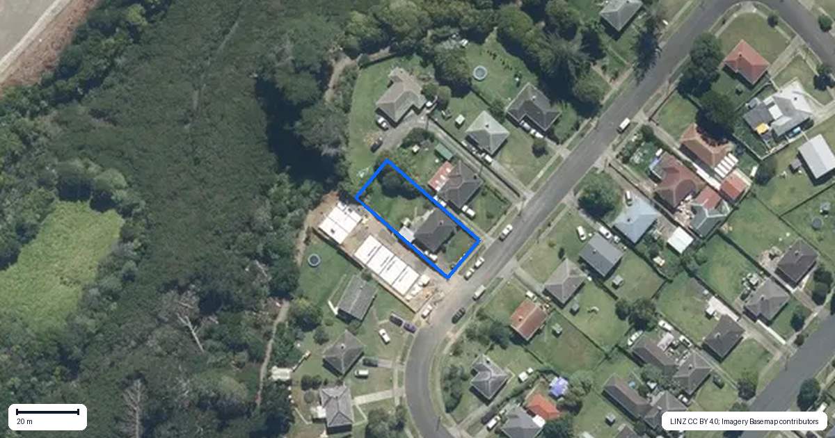 Property context map for 18 Gaye Crescent, Otara, Auckland