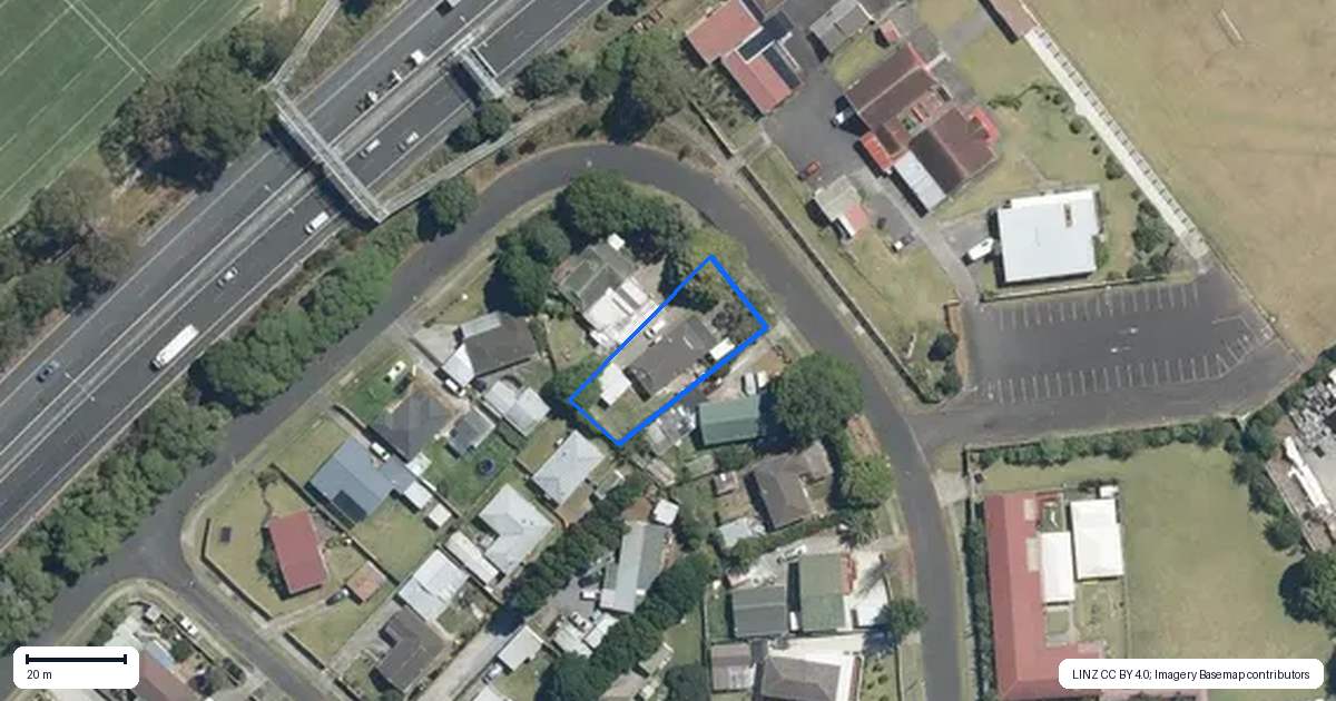 Property context map for 18 Killington Crescent, Mangere, Auckland