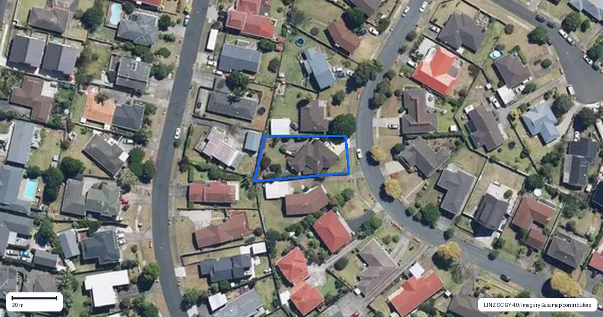 Property context map for 21 Olena Avenue, Sunnyhills, Auckland