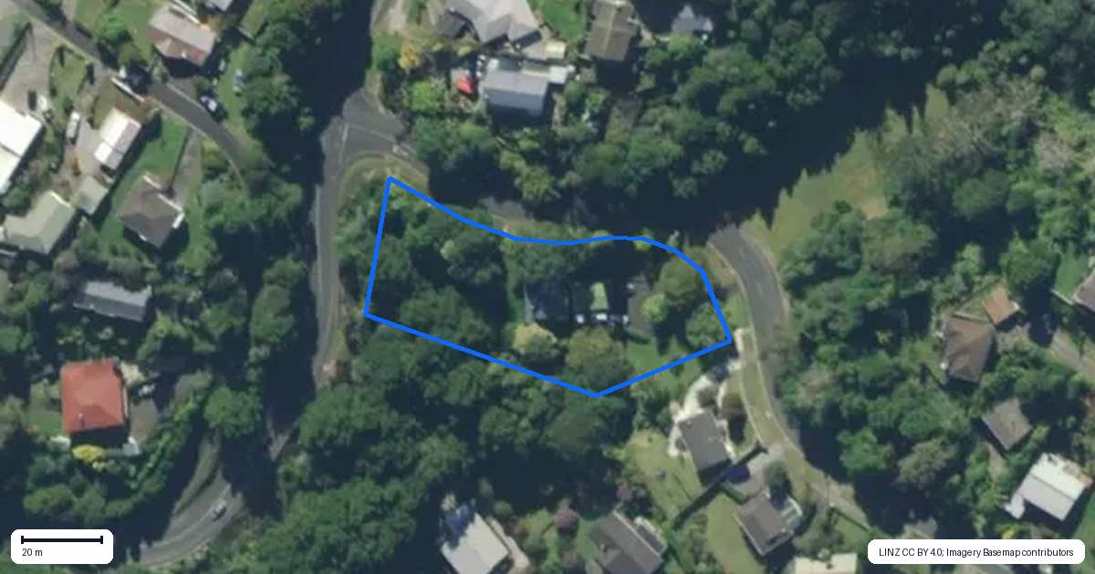Property context map for 37 Panorama Drive, Parahaki, Whangarei