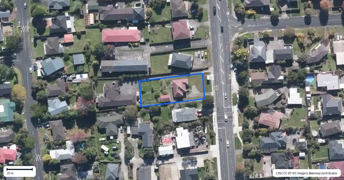 Property context map for 4208 Great North Road, Glendene, Auckland