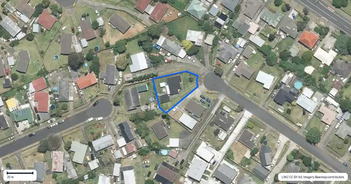 Property context map for 34 Maida Vale, Manurewa, Auckland