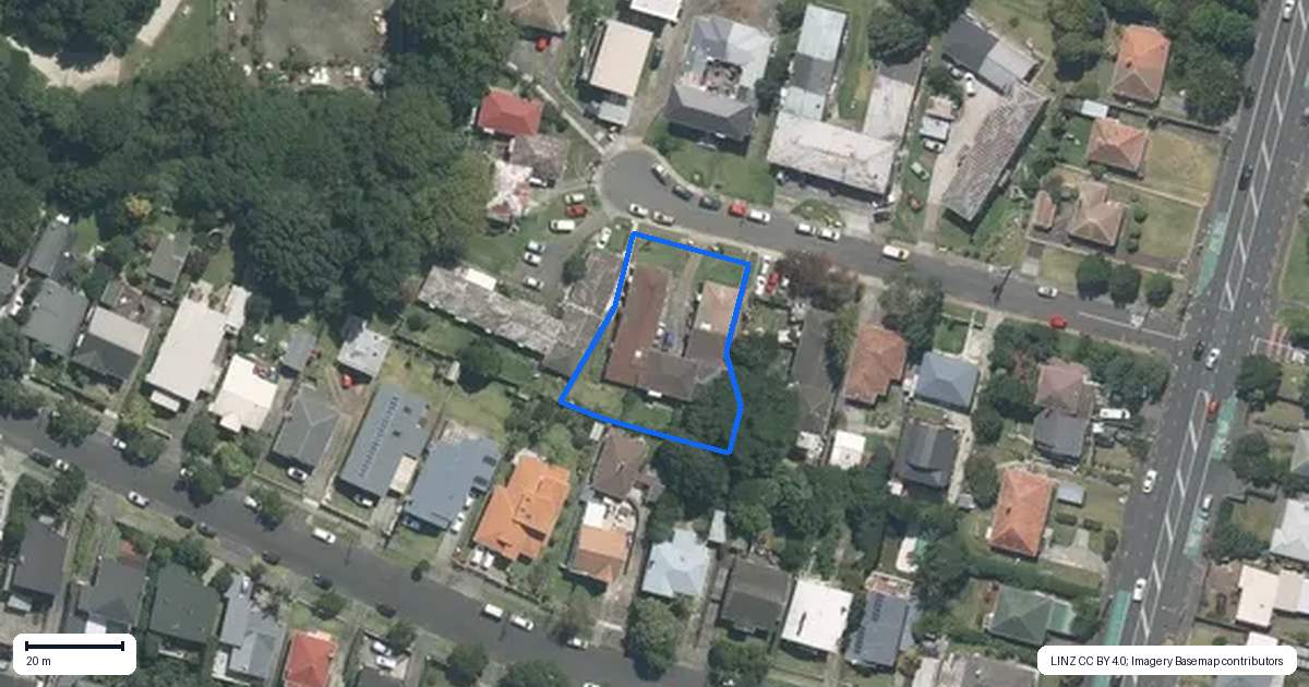 Property context map for 1/8 Begbie Place, Sandringham, Auckland