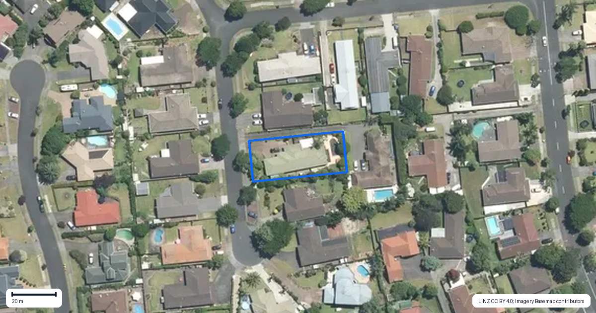 Property context map for 18 Perotti Place, Conifer Grove, Takanini