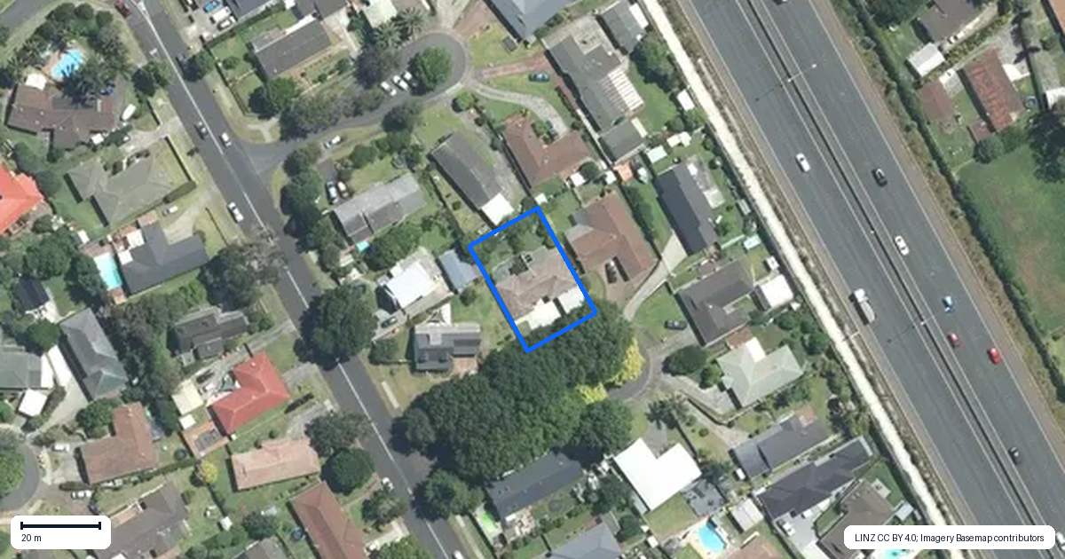 Property context map for 4 Biscay Place, Conifer Grove, Takanini