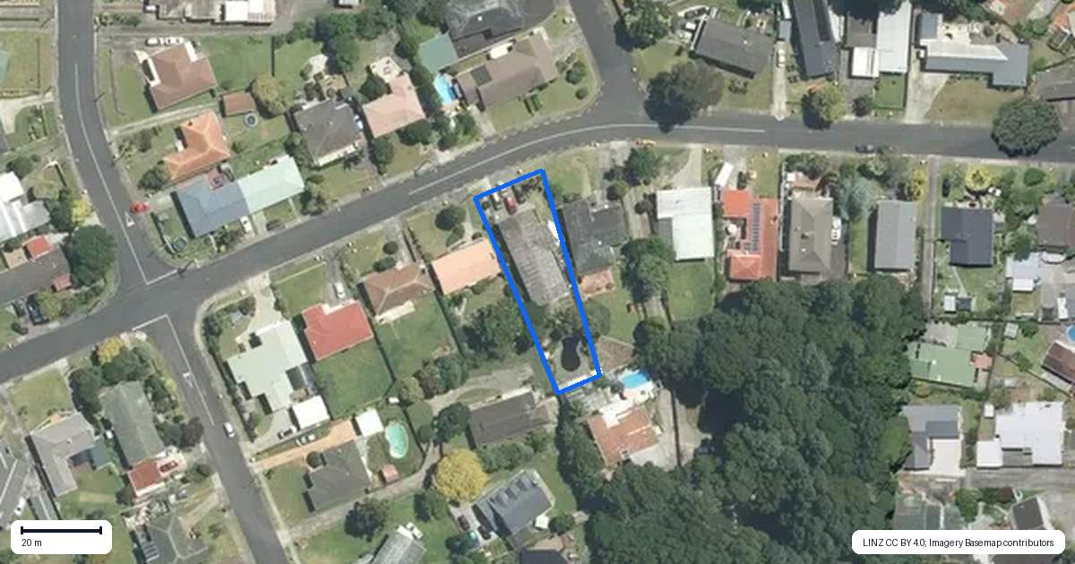 Property context map for 36 Collie Street, Hillpark, Auckland