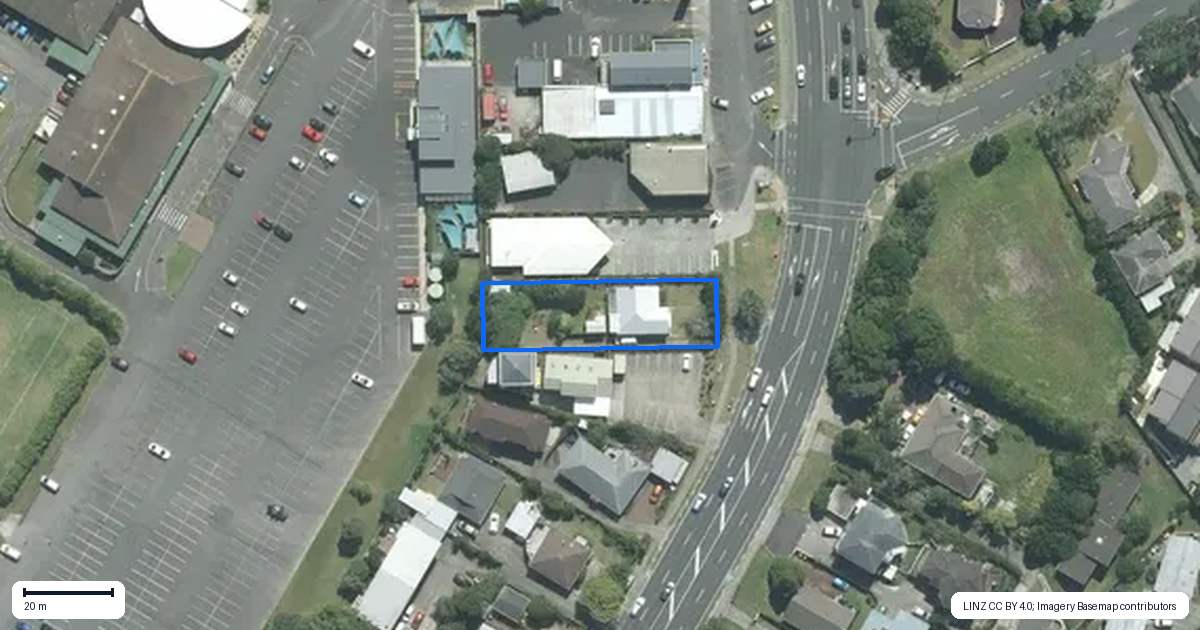 Property context map for 514 East Coast Road, Windsor Park, Auckland