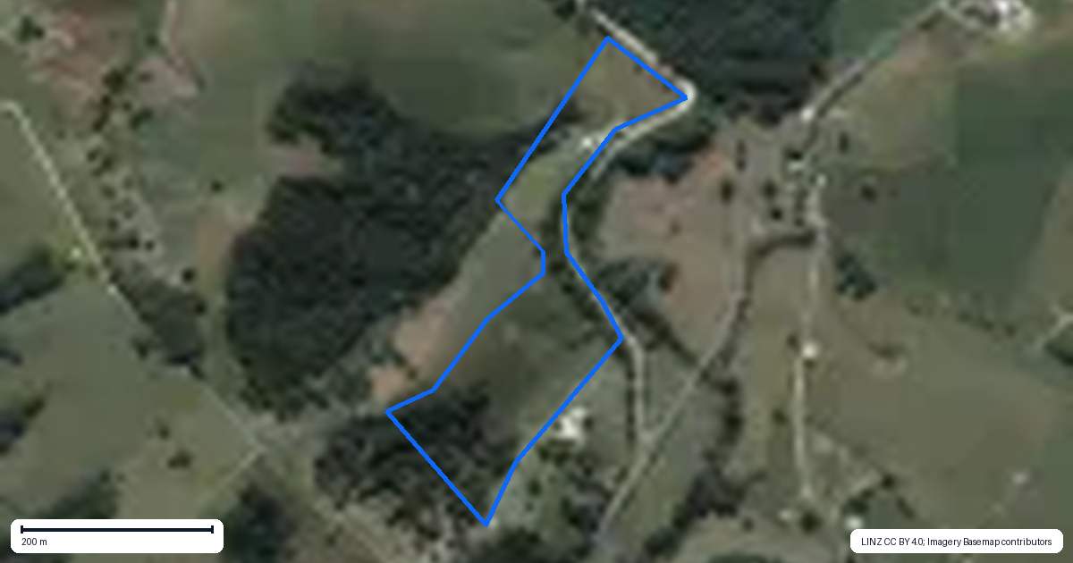 Property context map for 37 Day Road, Wellsford