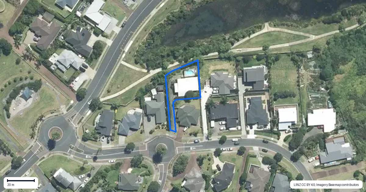 Property context map for 7 Hawaiian Parade, Arkles Bay, Whangaparaoa