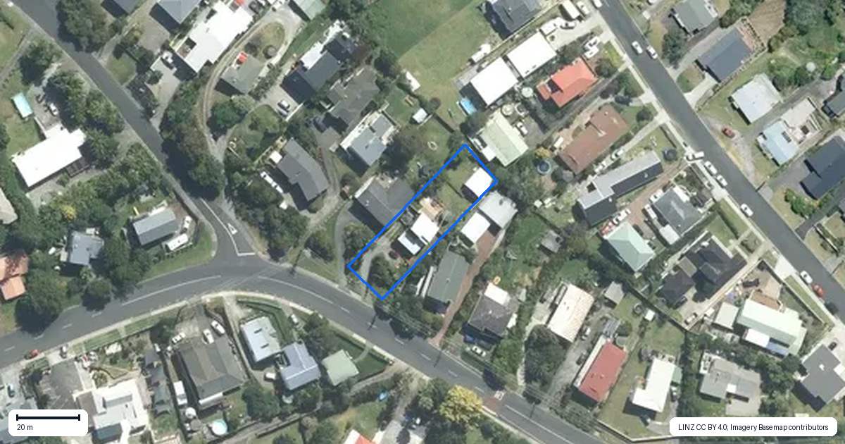 Property context map for 121 Stanmore Bay Road, Stanmore Bay, Whangaparaoa