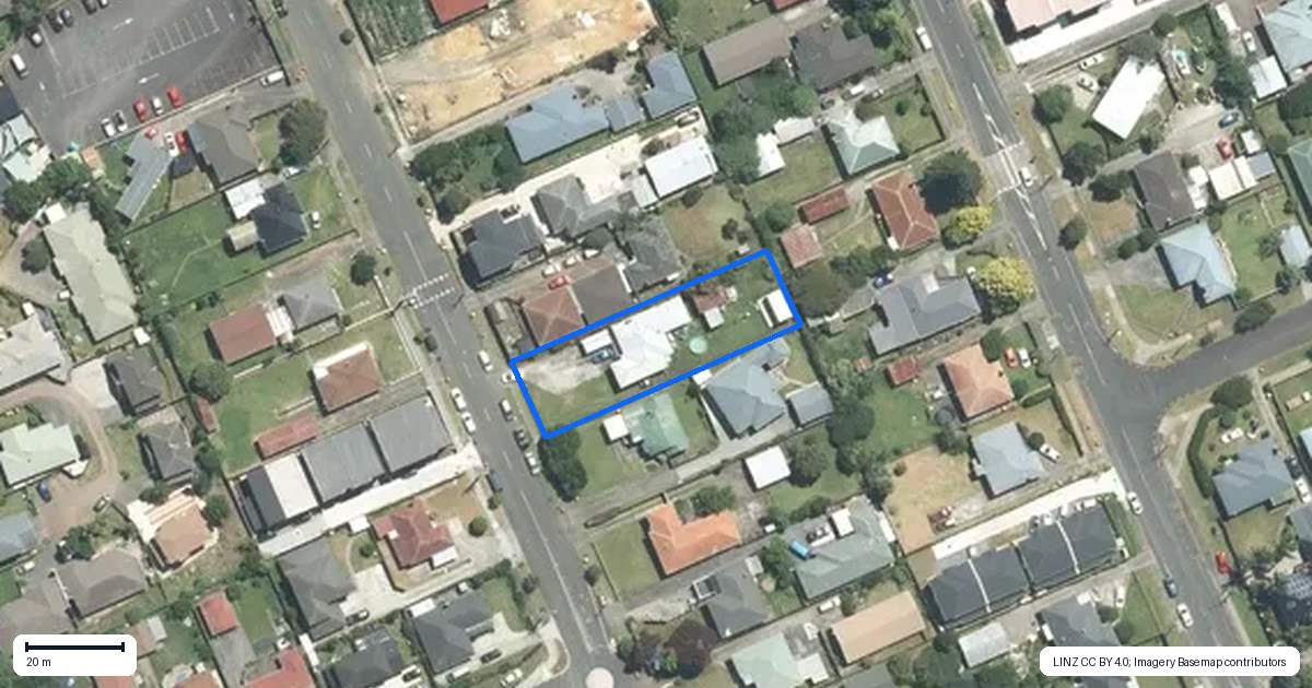 Property context map for 18 Churchill Avenue, Manurewa, Auckland