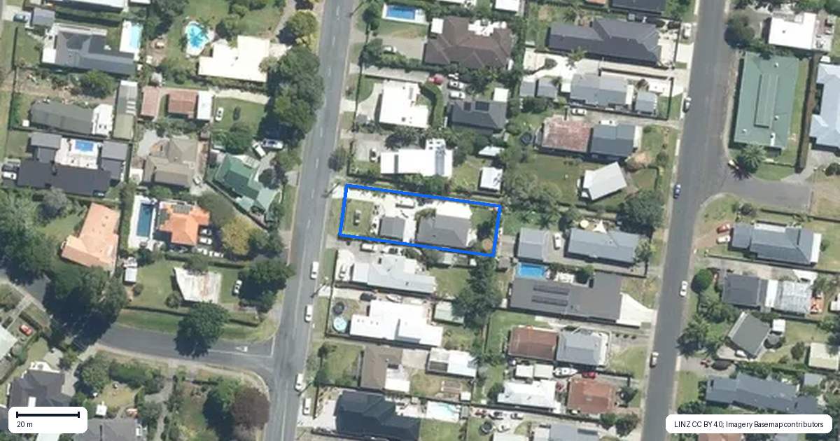 Property context map for 95 Ladies Mile, Manly, Whangaparaoa