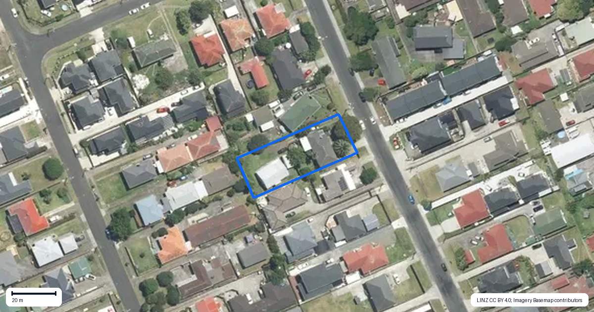 Property context map for 16B Lipscombe Avenue, Papatoetoe, Auckland