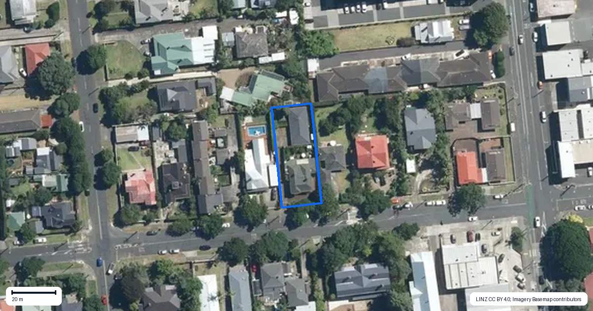 Property context map for 54 Grey Street, Onehunga, Auckland